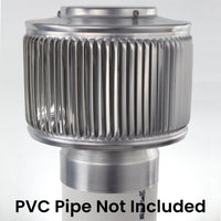 Model AV - 4 - PVC | Aura Vent | 4" Diameter | PVC Pipe Schedule 40 & 80 - Active Ventilation Products