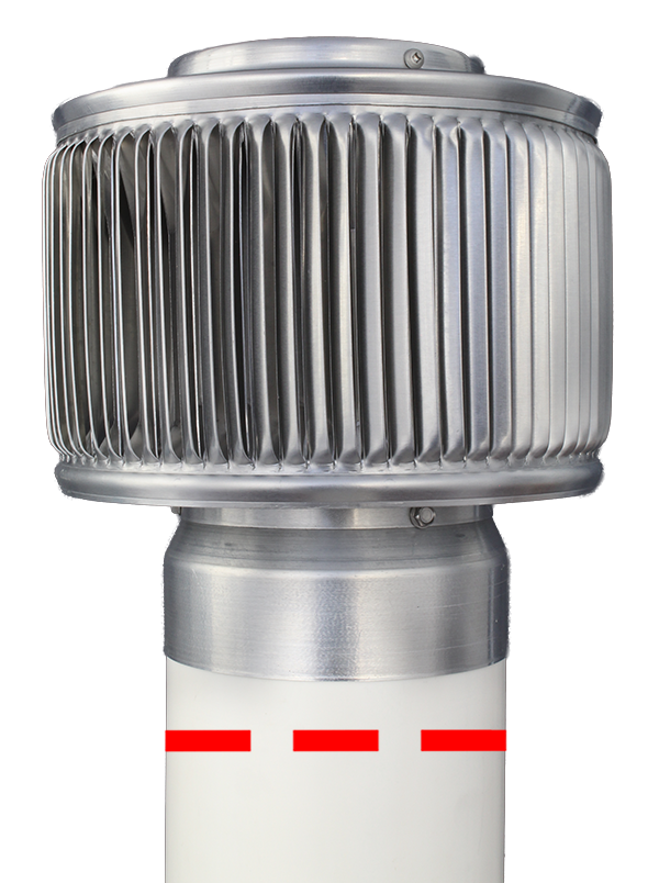 Aura PVC Pipe Cap Vent for Schedule 40 and 80 PVC Pipe