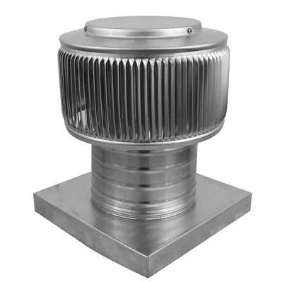 Aura Gravity Roof Ventilator 28 NFA |  6" Diameter | 4" Tall Collar  | Curb Mount Flange