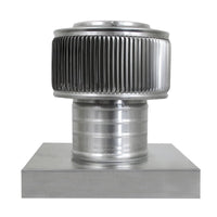Model AF - 6 - C4 - CMF | Aura Fan | 6" Diameter | 4" Tall Collar | Curb Mount Flange | CFM: 120 - Active Ventilation Products