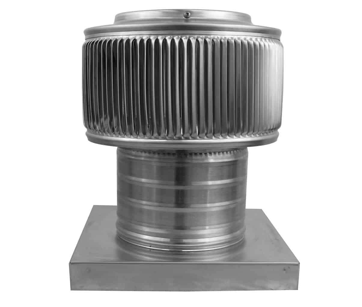 Aura Gravity Roof Ventilator 28 NFA |  6" Diameter | 4" Tall Collar  | Curb Mount Flange