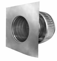 Gravity Ventilator - Aura Ventilator | 6" Diameter | 2" Tall Collar | Flat Base - Active Ventilation Products
