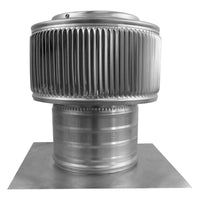 Gravity Ventilator - Aura Ventilator | 6" Diameter | 4" Tall Collar | Flat Base - Active Ventilation Products