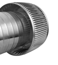 Gravity Ventilator - Aura Ventilator | 6" Diameter | 6" Tall Collar | Flat Base - Active Ventilation Products