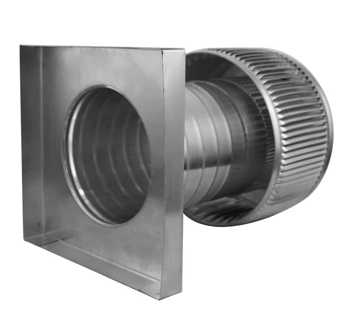 Aura Gravity Roof Ventilator 28 NFA |  6" Diameter | 6" Tall Collar  | Curb Mount Flange