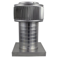 Gravity Roof Ventilator 6" dia with Curb Mount Base - Active Ventilation Products