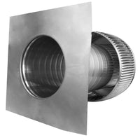 Gravity Ventilator - Aura Ventilator | 6" Diameter | 8" Tall Collar | Flat Base - Active Ventilation Products