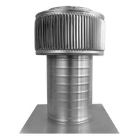 Gravity Ventilator - Aura Ventilator | 6" Diameter | 8" Tall Collar | Flat Base - Active Ventilation Products