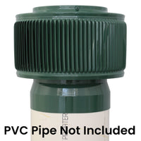 Model AV - 6 - PVC | Aura Vent | 6" Diameter | PVC Pipe Schedule 40 & 80 - Active Ventilation Products
