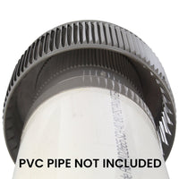 Model AV - 6 - PVC | Aura Vent | 6" Diameter | PVC Pipe Schedule 40 & 80 - Active Ventilation Products