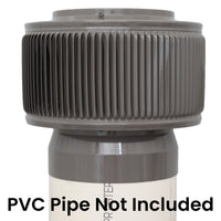 Model AV - 6 - PVC | Aura Vent | 6" Diameter | PVC Pipe Schedule 40 & 80 - Active Ventilation Products