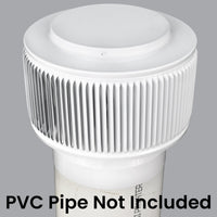Model AV - 6 - PVC | Aura Vent | 6" Diameter | PVC Pipe Schedule 40 & 80 - Active Ventilation Products