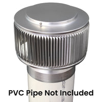 Model AV - 6 - PVC | Aura Vent | 6" Diameter | PVC Pipe Schedule 40 & 80 - Active Ventilation Products