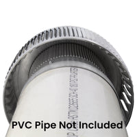 Model AV - 6 - PVC | Aura Vent | 6" Diameter | PVC Pipe Schedule 40 & 80 - Active Ventilation Products