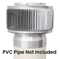 Model AV - 6 - PVC | Aura Vent | 6" Diameter | PVC Pipe Schedule 40 & 80 - Active Ventilation Products