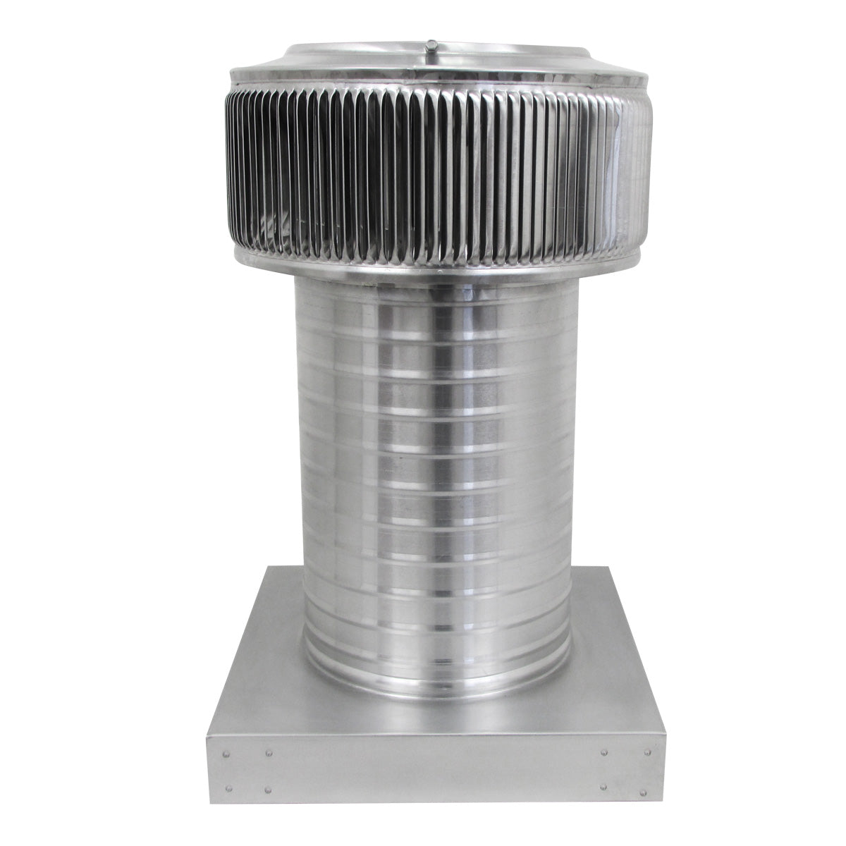 Model AF-8-C12-CMF | Aura Fan | 8" Diameter | 12" Tall Collar | Curb Mount Flange | CFM: 250