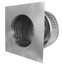 Gravity Ventilator - Aura Ventilator | 8" Diameter | 2" Tall Collar | Flat Base - Active Ventilation Products