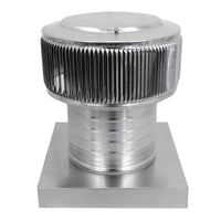 Model AF - 8 - C6 - CMF | Aura Fan | 8" Diameter | 6" Tall Collar | Curb Mount Flange | CFM: 250 - Active Ventilation Products