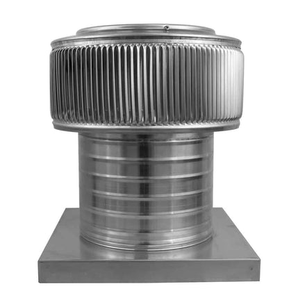 Aura Gravity Roof Ventilator 50 NFA |  8" Diameter | 6" Tall Collar  | Curb Mount Flange