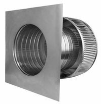Gravity Ventilator - Aura Ventilator | 8" Diameter | 6" Tall Collar | Flat Base - Active Ventilation Products