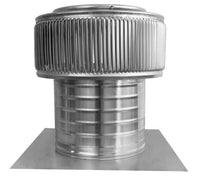 Gravity Ventilator - Aura Ventilator | 8" Diameter | 6" Tall Collar | Flat Base - Active Ventilation Products