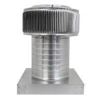 Model AF - 8 - C8 - CMF | Aura Fan | 8" Diameter | 8" Tall Collar | Curb Mount Flange | CFM: 250 - Active Ventilation Products