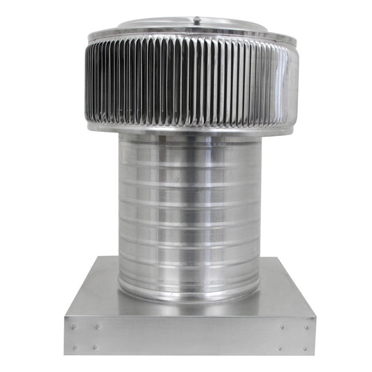 Model AF-8-C8-CMF | Aura Fan | 8" Diameter | 8" Tall Collar | Curb Mount Flange | CFM: 250