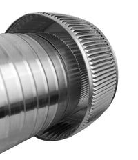 Model AF - 8 - C8 - CMF | Aura Fan | 8" Diameter | 8" Tall Collar | Curb Mount Flange | CFM: 250 - Active Ventilation Products