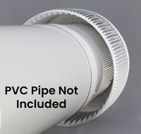 Model AV - 8 - PVC | Aura Vent | 8" Diameter | PVC Pipe Schedule 40 & 80 - Active Ventilation Products