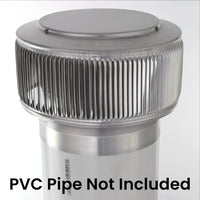 Model AV - 8 - PVC | Aura Vent | 8" Diameter | PVC Pipe Schedule 40 & 80 - Active Ventilation Products