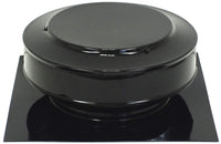 Static Vent - Round Back Roof Vent | 8" Diameter | 2" Tall Collar | Flat Flange | 50 Sq. In. NFA - Active Ventilation Products