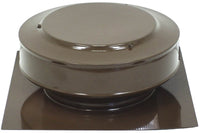Static Vent - Round Back Roof Vent | 8" Diameter | 2" Tall Collar | Flat Flange | 50 Sq. In. NFA - Active Ventilation Products