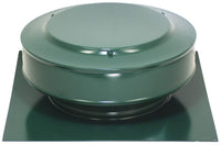 Static Vent - Round Back Roof Vent | 8" Diameter | 2" Tall Collar | Flat Flange | 50 Sq. In. NFA - Active Ventilation Products
