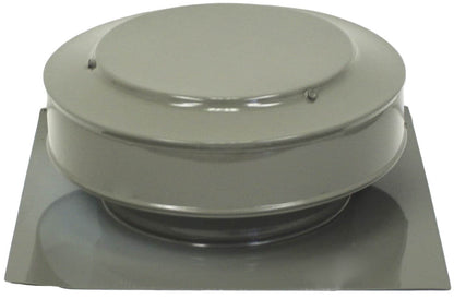 Model RBV-8-C2 | Round Back Roof Vent | 8" Diameter | 2" Tall Collar | Flat Flange | 50 Sq. In. NFA