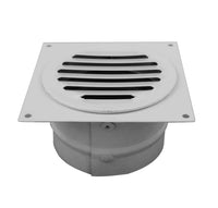 Soffit Vent | Bathroom Soffit Vent | 3" Diameter | White - Active Ventilation Products