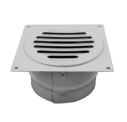 Model BSV-3-WT | Bathroom Soffit Vent  |  3"  Diameter  | White