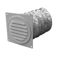Soffit Vent | Bathroom Soffit Vent | 3" Diameter | White - Active Ventilation Products