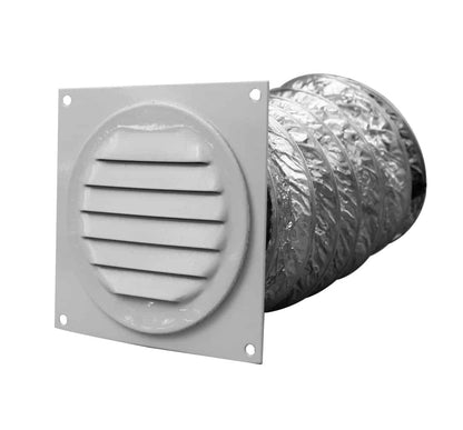 Model BSV-3-WT | Bathroom Soffit Vent  |  3"  Diameter  | White