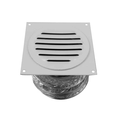 Model BSV-3-WT | Bathroom Soffit Vent  |  3"  Diameter  | White