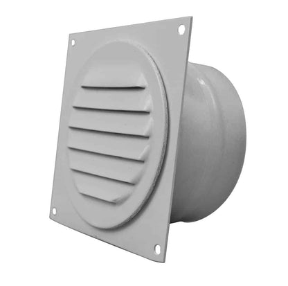 Model BSV-3-WT | Bathroom Soffit Vent  |  3"  Diameter  | White