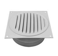 Soffit Vent | Bathroom Soffit Vent | 4" Diameter | White - Active Ventilation Products