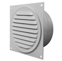 Soffit Vent | Bathroom Soffit Vent | 4" Diameter | White - Active Ventilation Products
