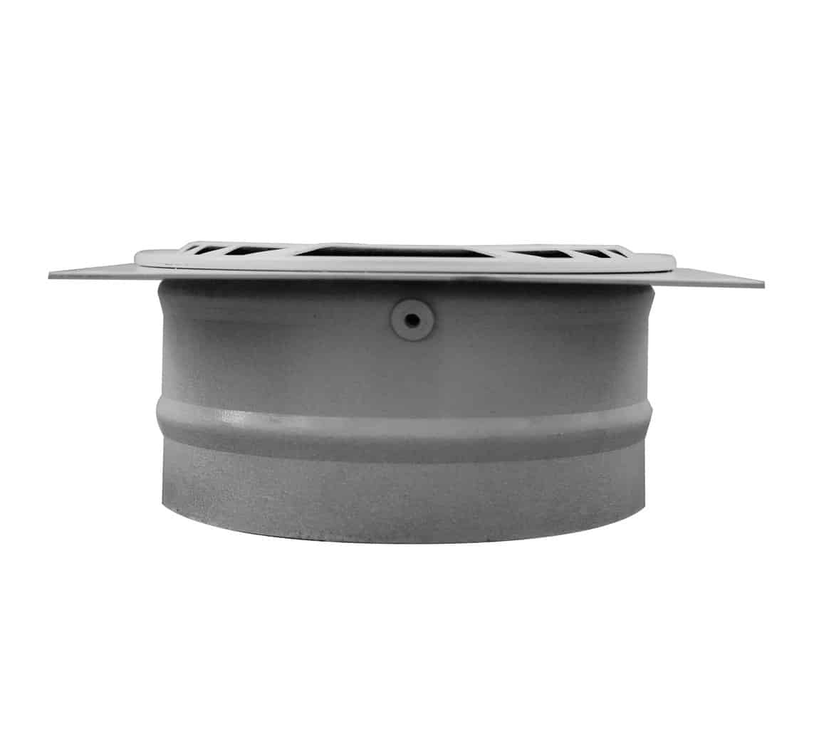 Model BSV-4-WT | Bathroom Soffit Vent  |  4"  Diameter  | White