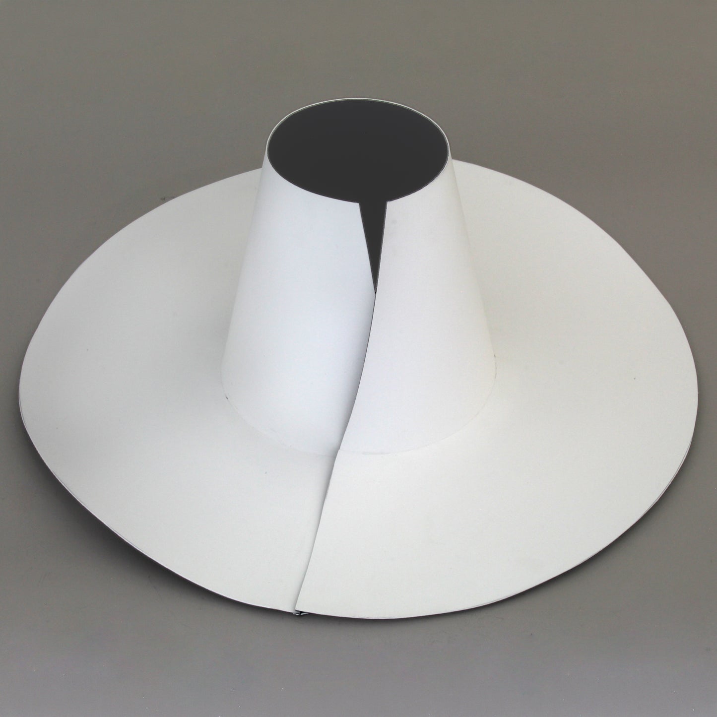 Split Cone TPO Flashing  |  Model: SCF-T-L  |  Pipe Size Range: 4" to 6"