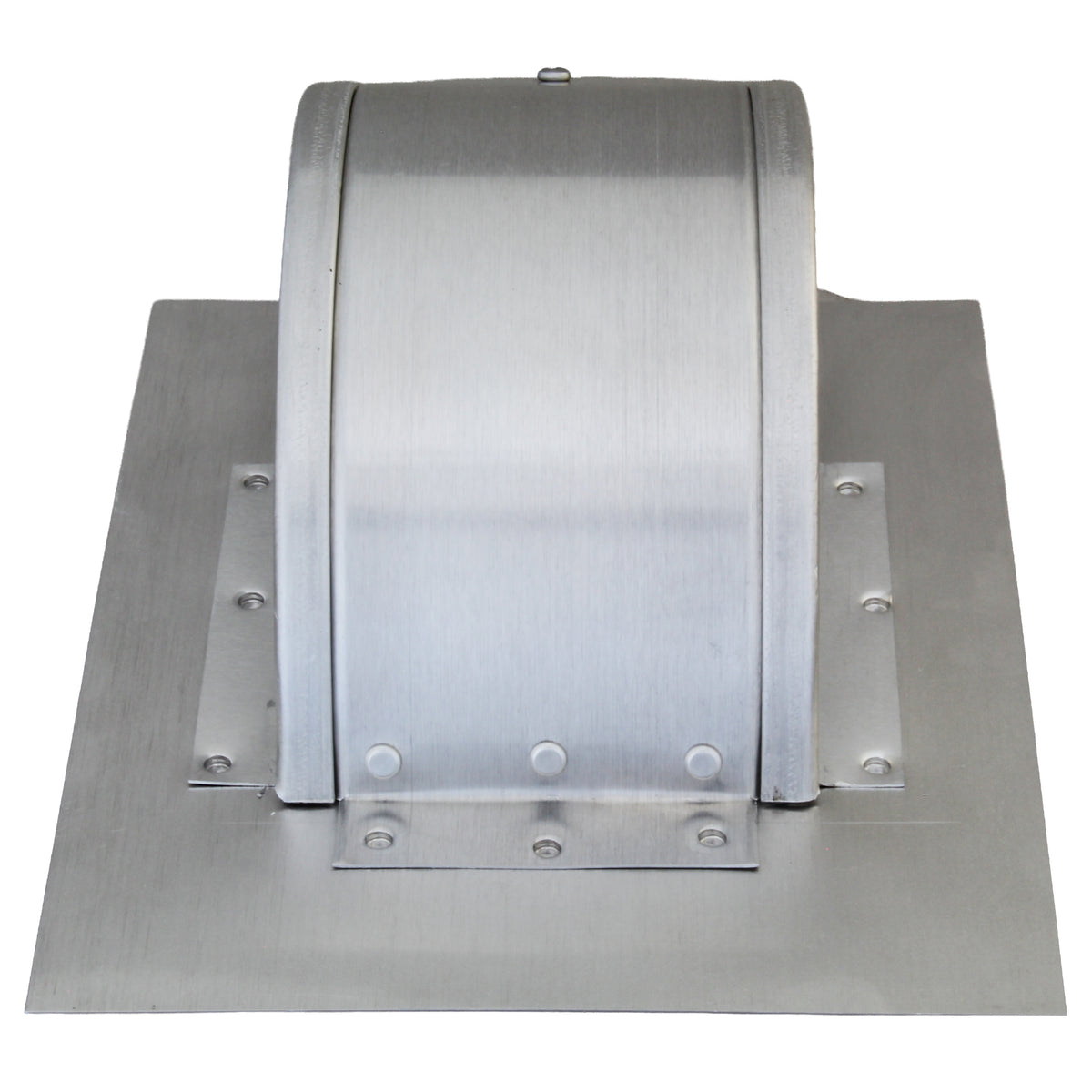 Gendzl Gooseneck Vent with Tailpipe, Damper, & Screen | Model GZL-3-SM-rib | 3-Inch Diameter | for SM-rib Panel Roofs