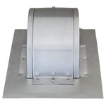 Gendzl Gooseneck Vent with Tailpipe, Damper, & Screen | Model GZL-3-SM-rib | 3-Inch Diameter | for SM-rib Panel Roofs