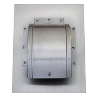 Gendzl Gooseneck Vent with Tailpipe, Damper, & Screen | Model GZL-3-SM-rib | 3-Inch Diameter | for SM-rib Panel Roofs