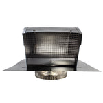 Gendzl Gooseneck Vent with Tailpipe, Damper, & Screen | Model GZL-5 | 5-Inch Diameter