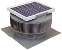 Model ASF - 12 - C2 | Aura Solar Fan | 12" Diameter | 2" Tall Collar | CFM: 740 - Active Ventilation Products