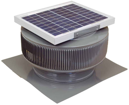 Model ASF-12-C2 | Aura Solar Fan | 12" Diameter | 2" Tall Collar | CFM: 740